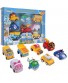 SET 8 ô tô đồ chơi ROBOCAR POLI dễ thương cho bé